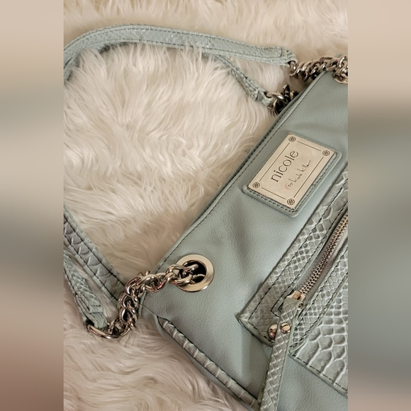 Nicole Miller Faux Snake Skin Bag - Picture 6 of 6